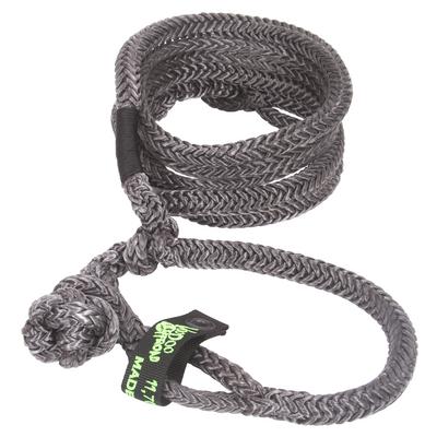 VooDoo Offroad 1/2" x 16' UTV Kinetic Recovery Rope with (2) Soft Shackle Ends (Black) - 1300019